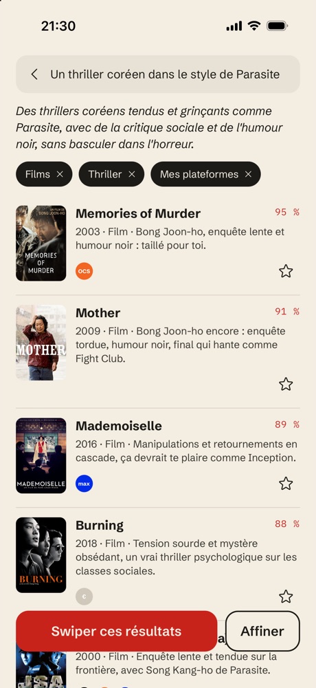 Recherche intelligente en langage naturel
